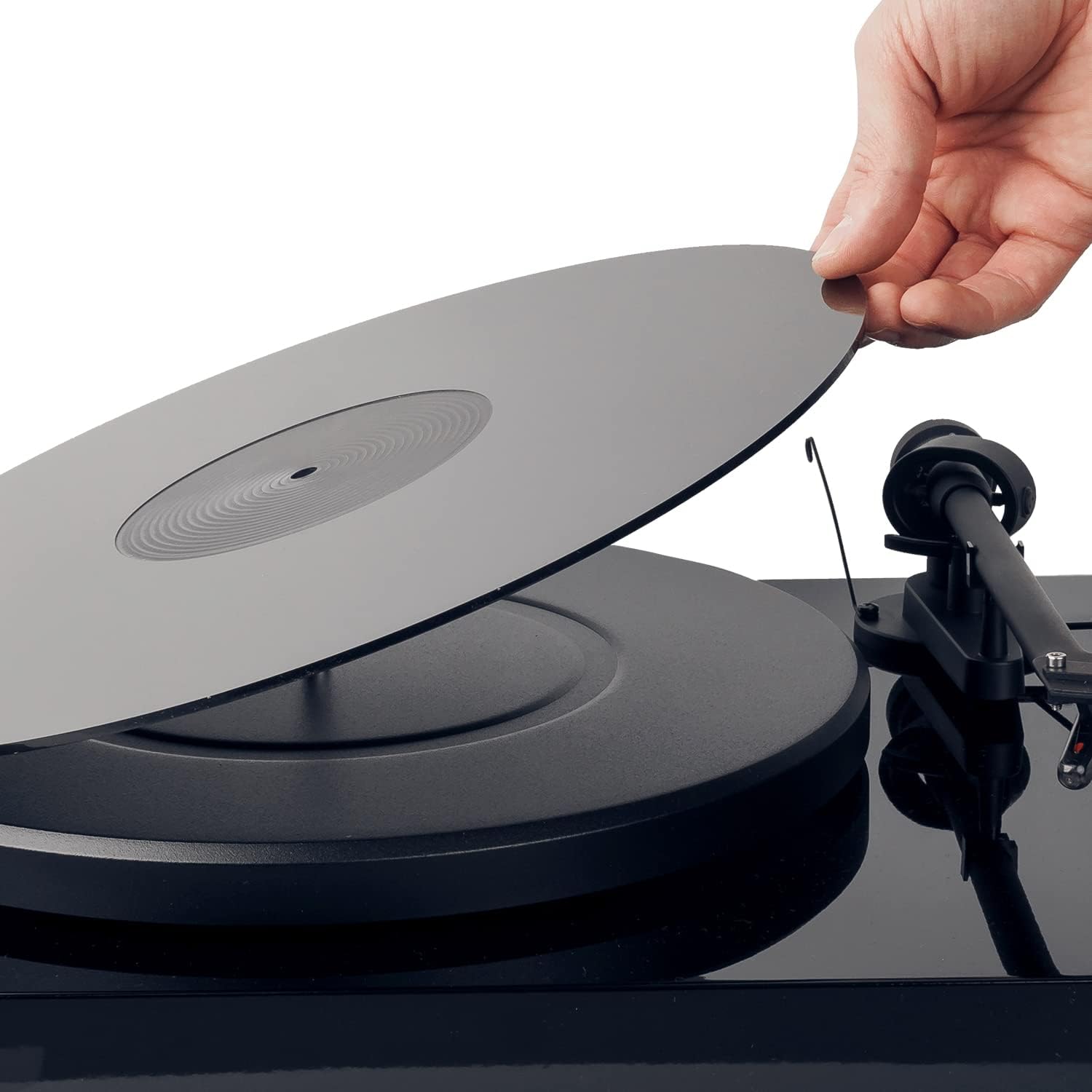 lemezalátét akril fekete